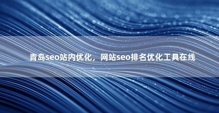 青岛seo站内优化，网站seo排名优化工具在线