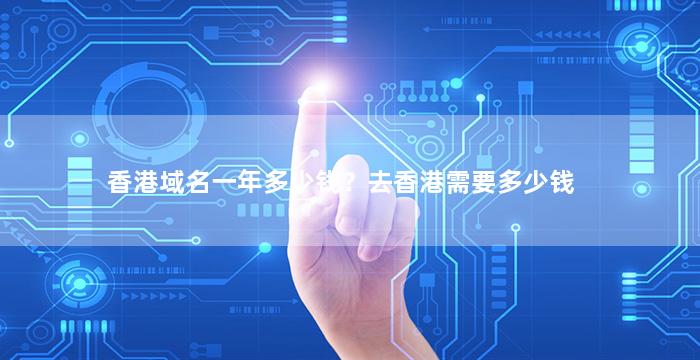 香港域名一年多少钱？去香港需要多少钱